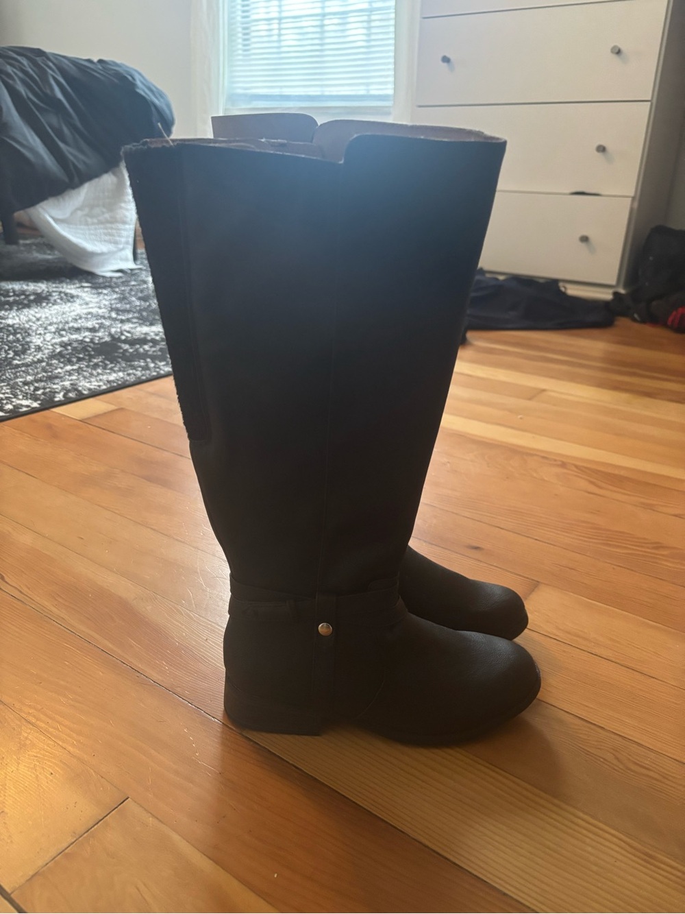 Women's Black Over-the-Knee Riding Boots